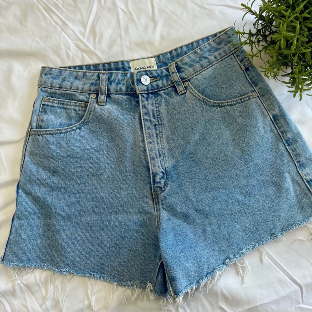 Abrand Venice Denim Shorts in Esmeralda